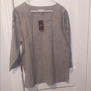 J. Jill Women's Gray Top